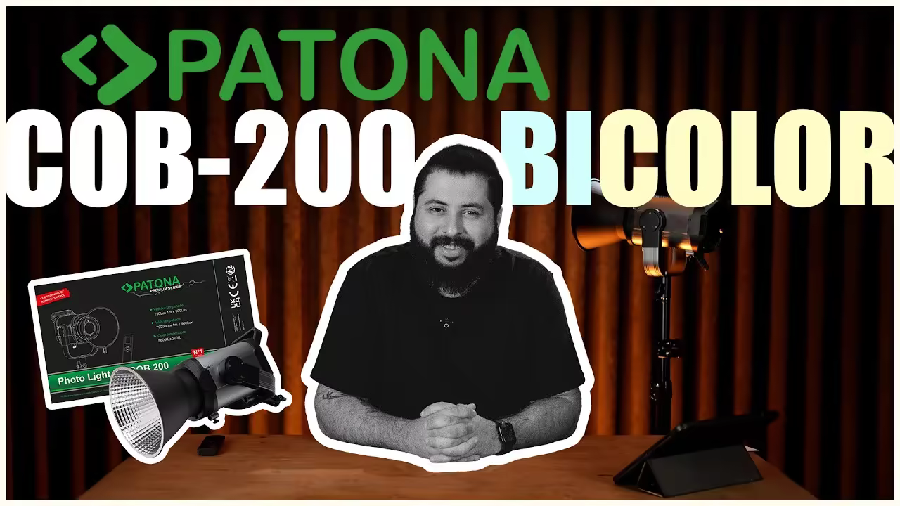 Patona Premium COB 200 Bi-Color Video Işığı
