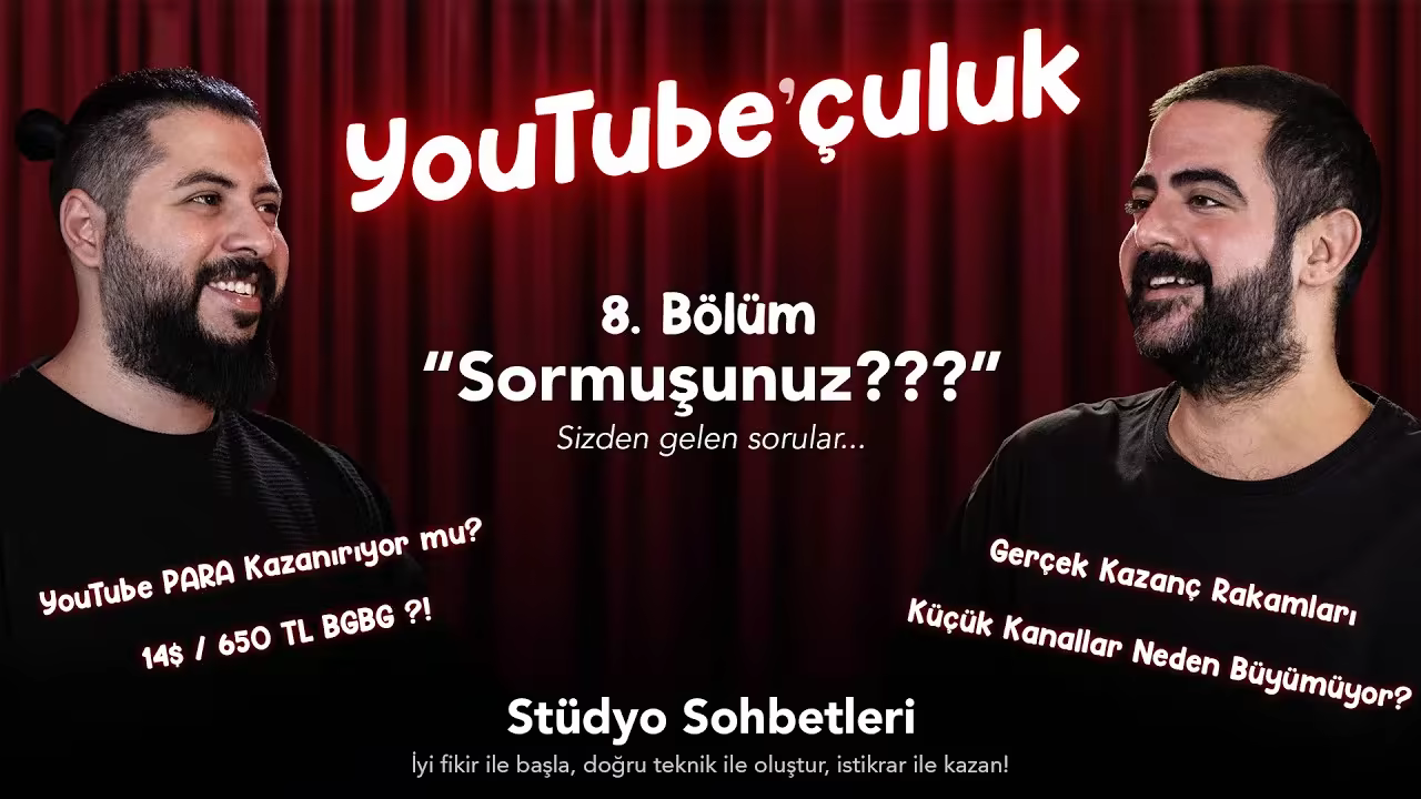 YouTube’dan Ne Kadar Para Kazanılır Gerçek Rakamlarla Anlattık | YouTube'çuluk 8. Bölüm