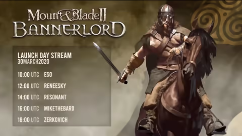 Mount & Blade II: Bannerlord Küresel Lansmanı