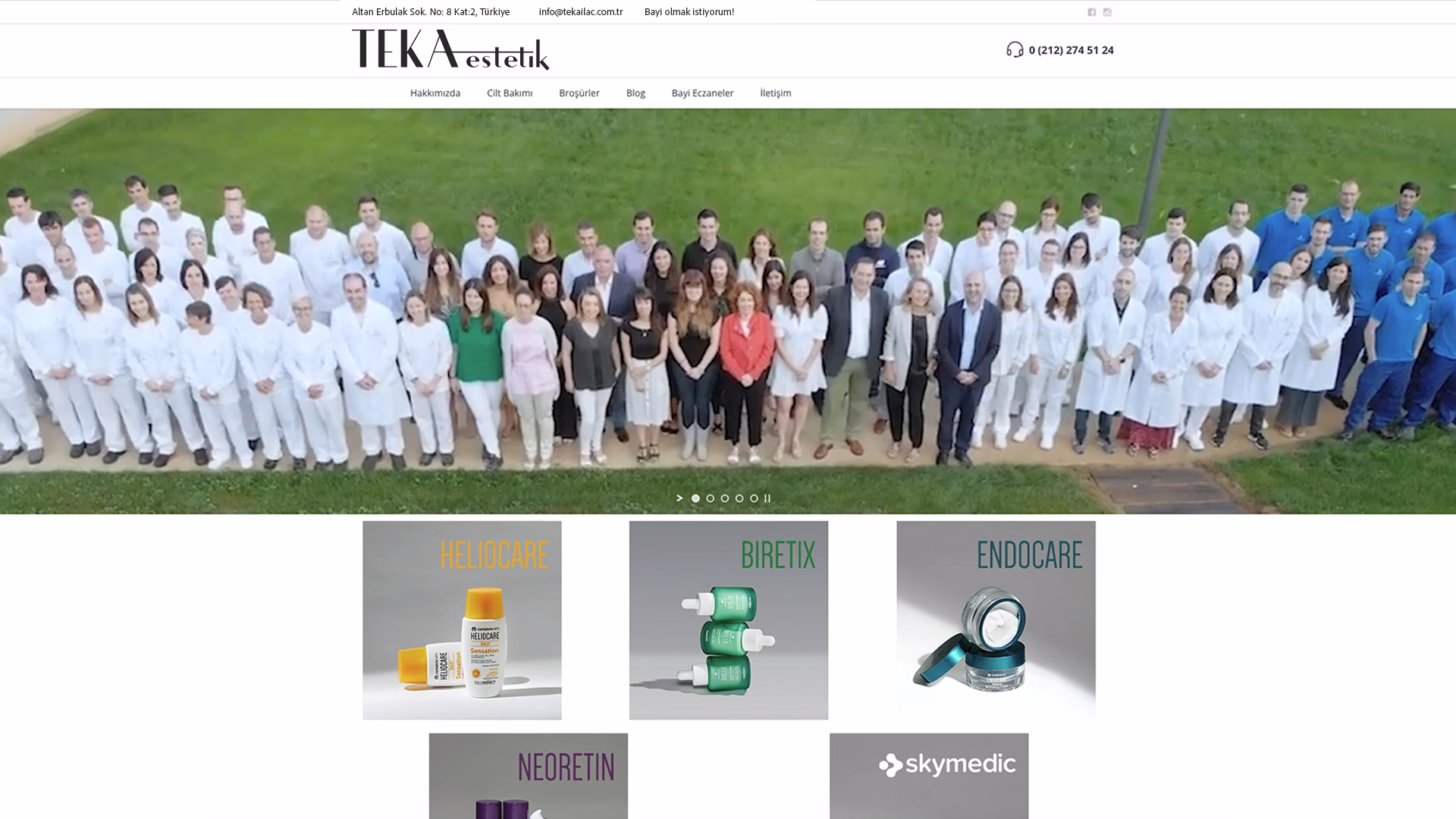Teka Estetik - Kurumsal Web Sitesi & Dijital Deneyim